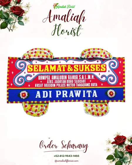 Papan Bunga Ucapan Selamat Karang Baru